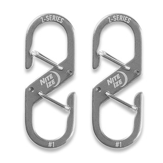 Nite Ize - Nite Ize Z-Series Dual Carabiner #1, 2 Pack