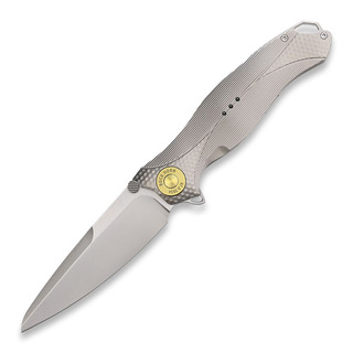 KARBON - KARBON Buck Horn Framelock Ti Taschenmesser