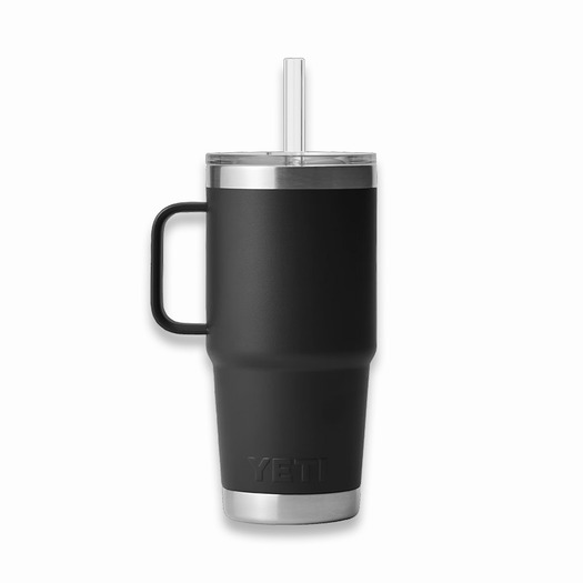 YETI Rambler Straw Mug, black