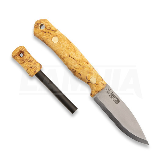 Casström No.8 SFK Curly Birch with firestriker kniv 12828