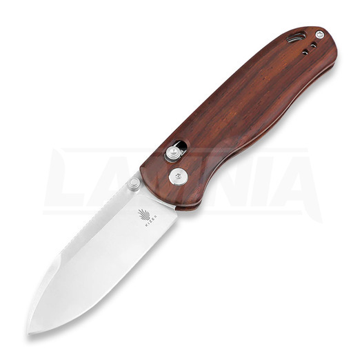 Kizer Cutlery Drop Bear Nitro-V foldekniv, Mkuluti Wood