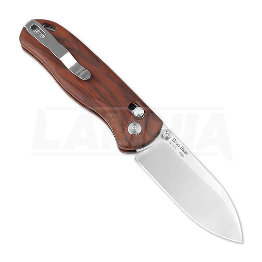 Nóż składany Kizer Cutlery Drop Bear Nitro-V, Mkuluti Wood