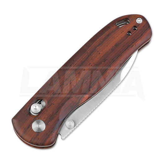 Skladací nôž Kizer Cutlery Drop Bear Nitro-V, Mkuluti Wood