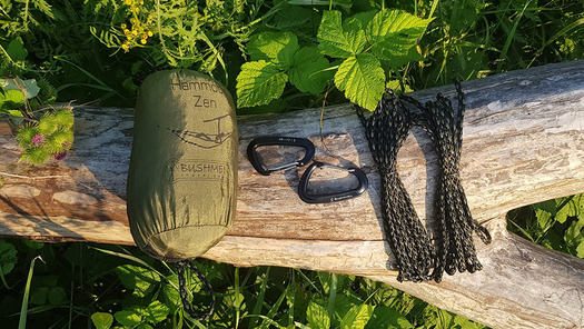 Bushmen Hammock ZEN with carabiners