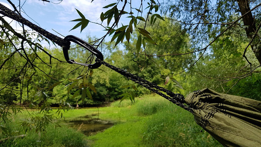 Bushmen Hammock ZEN with carabiners