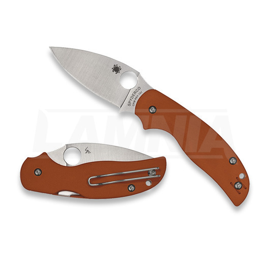 Saliekams nazis Spyderco Sage 5 Burnt Orange G-10 CPM REX 121 C123GBORP