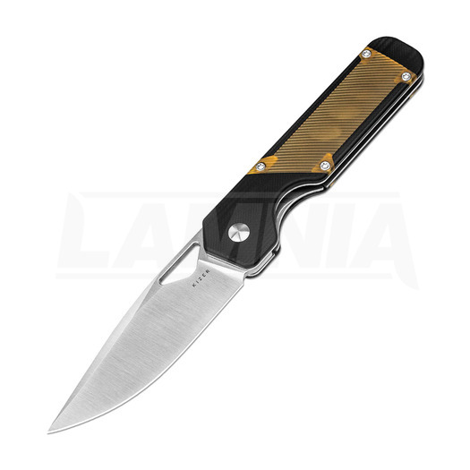 Kizer Cutlery Militaw 154CM kääntöveitsi, Black G-10/PEI