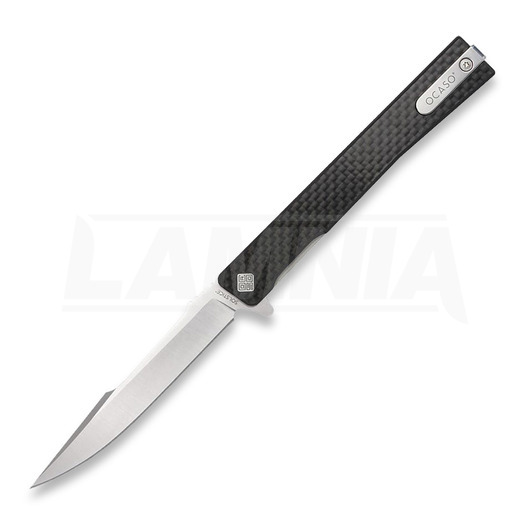 Zavírací nůž Ocaso Solstice Harpoon Satin, Carbon Fibre