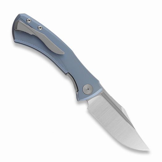 Null Knives Ghoul - Blue/ Belt Satin folding knife