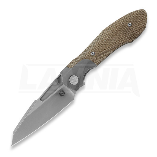 Null Knives Voodoo - Natural Micarta fällkniv