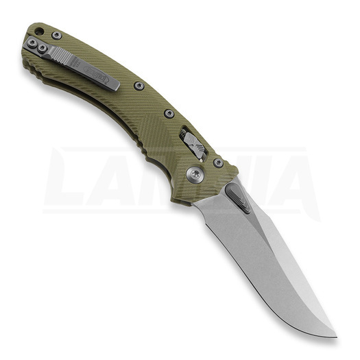 Microtech Amphibian 30th Anniversary Fluted G10 Green fällkniv 137RL-10FLGTOD30