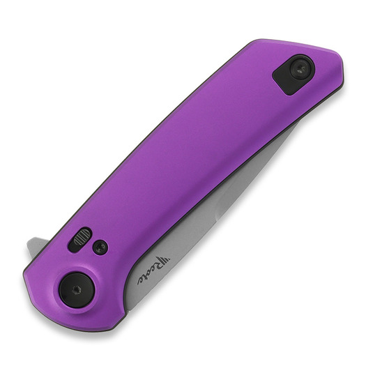 Skladací nôž Reate PL-XF Purple Aluminum, Stonewash