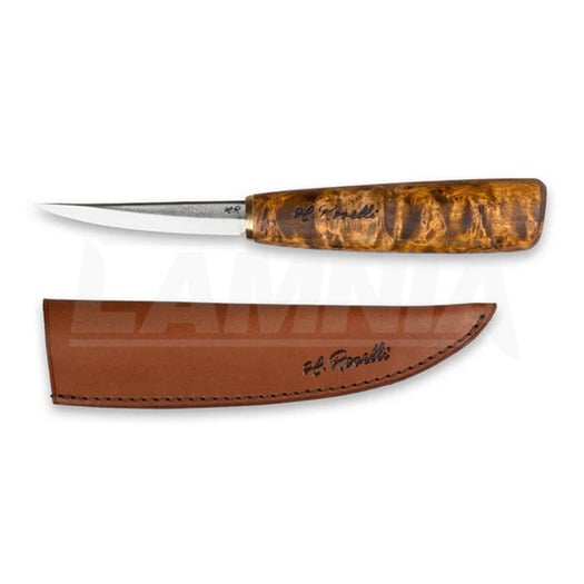 Roselli Carving knife, Curly birch