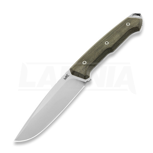 มีด MK Knives & Tools Nomad Prototype, Green Canvas Micarta, Satin