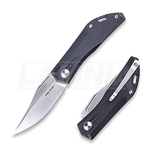 RealSteel Ventus Lite Satin/Black G10 összecsukható kés 7051SB