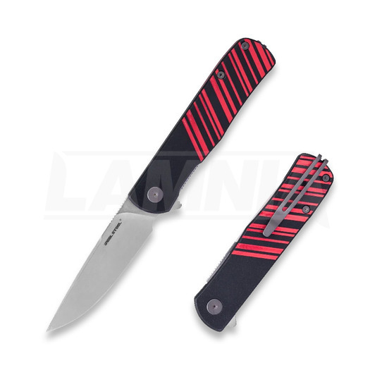 Skladací nôž RealSteel Karly Black/Red 6052