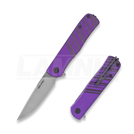 RealSteel Karly Satin Purple/Grey összecsukható kés 6053