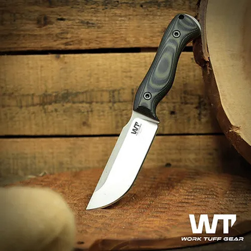 Work Tuff Gear Nomad Bushcrafter K329 kés, saber, satin, swamp camo