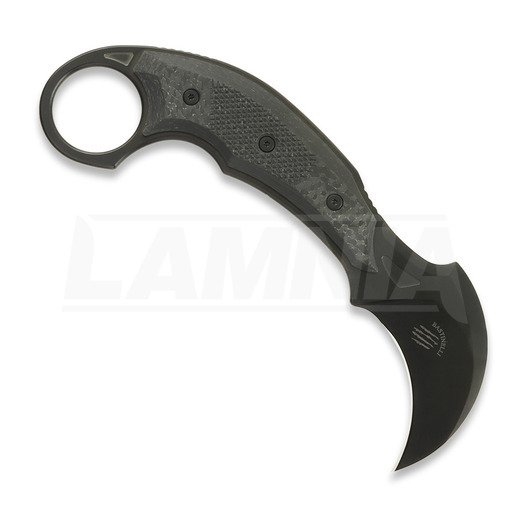 Bastinelli Iconic DLC knife, carbon fibre