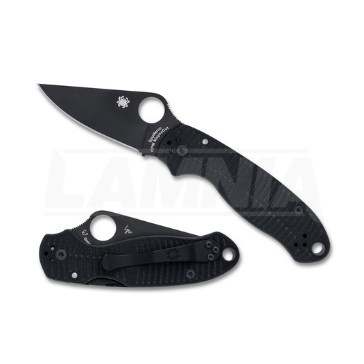 Briceag Spyderco Para 3 Salt Black G10 CPM MagnaCut Black Blade C223GMCBKP