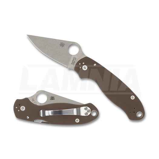 Spyderco Para 3 Brown G10 CPM15V SPRINT RUN 折り畳みナイフ C223GPBN15V