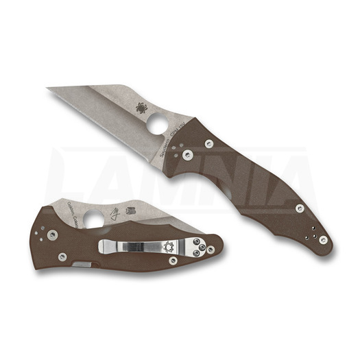 Briceag Spyderco Yojimbo 2 Brown G10 CPM15V SPRINT RUN C85GPBN15V2