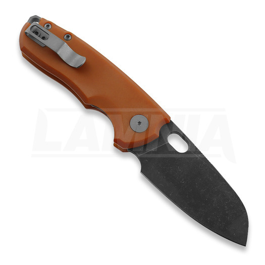 Складной нож Urban EDC Supply F5.5 - Orange Paper Micarta & Blackwash M390