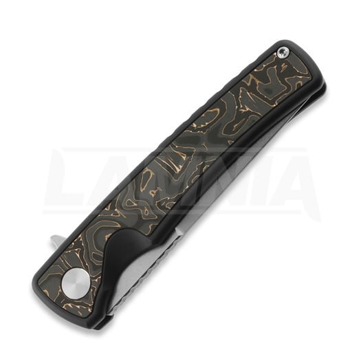 Mechforce Kilby Collab Integral sulankstomas peilis, Black Ti handle, Copper Foil CF