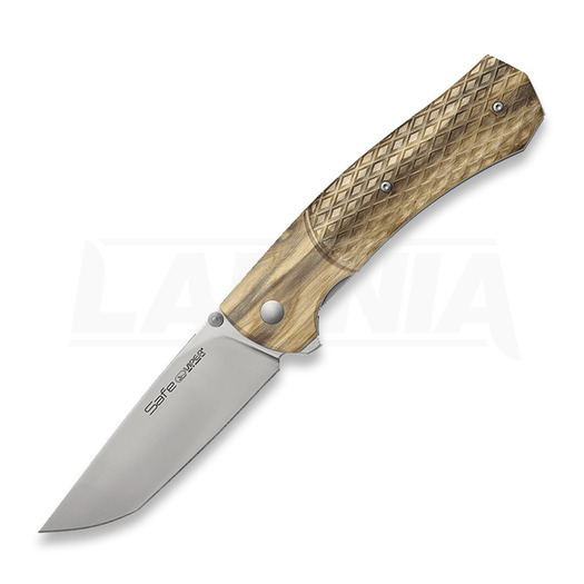 Viper Safe - Satin - Olive Wood 折り畳みナイフ V6018UL3D