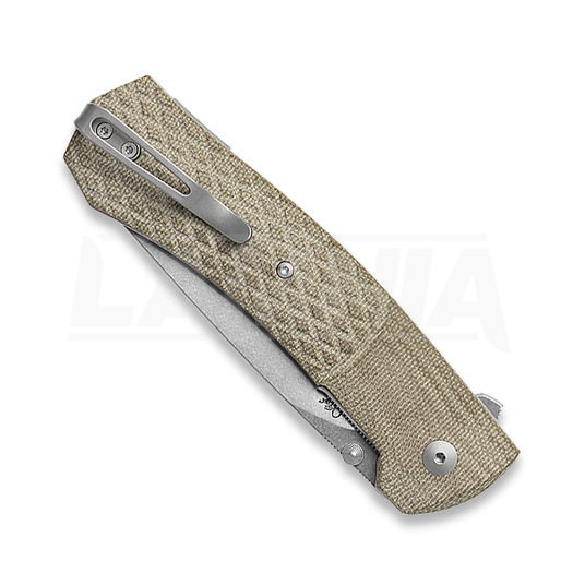 Navaja Viper Safe - Stonewashed - Green Canvas Micarta V6016CG3D