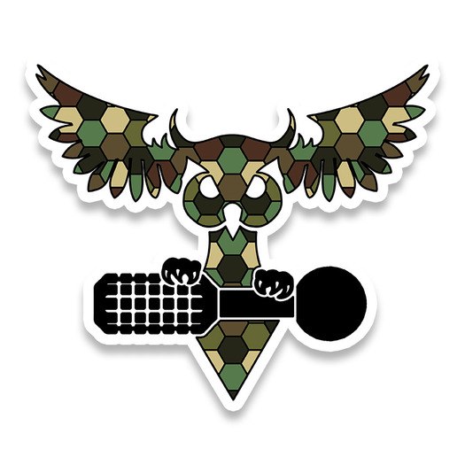 Audacious Concept Sticker - Owl KT5 Camo