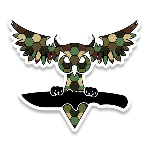 Audacious Concept Sticker - Owl Tactical Scandi Camo