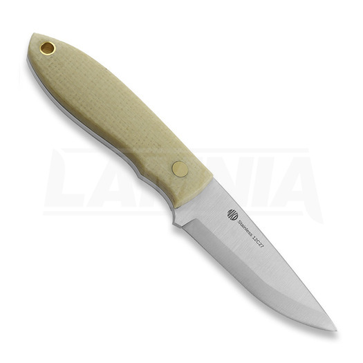 Nordic Knife Design Lizard 76 scandi, ECRU