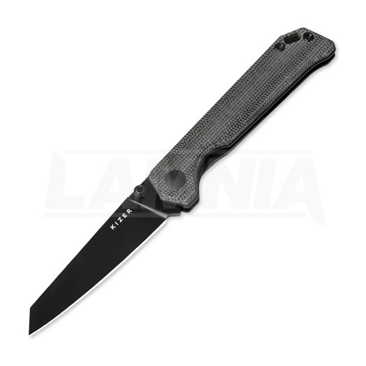 Kizer Cutlery Mini Begleiter kääntöveitsi, Black Micarta, PVD