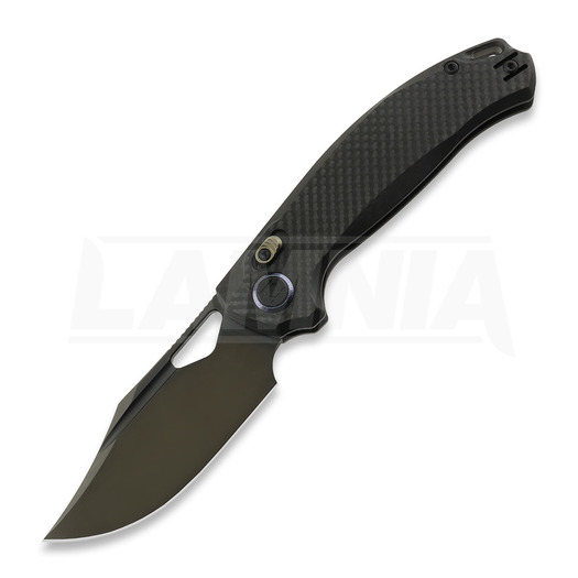 Kunwu Knives Django XL - Carbon Fiber - DLC foldekniv