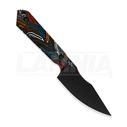 Kizer Cutlery Mini Harpoon 3V veitsi, Colorful G-10