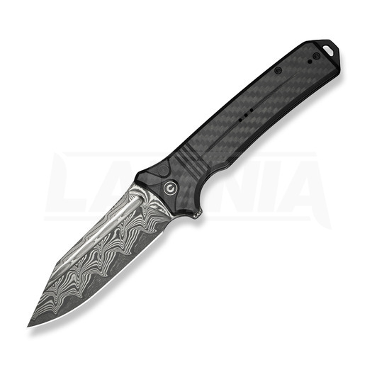 CIVIVI Neurohaptic Damascus, Black G10/Carbon Fiber C23080-DS1