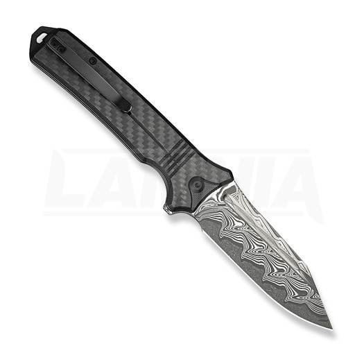 CIVIVI Neurohaptic Damascus, Black G10/Carbon Fiber C23080-DS1