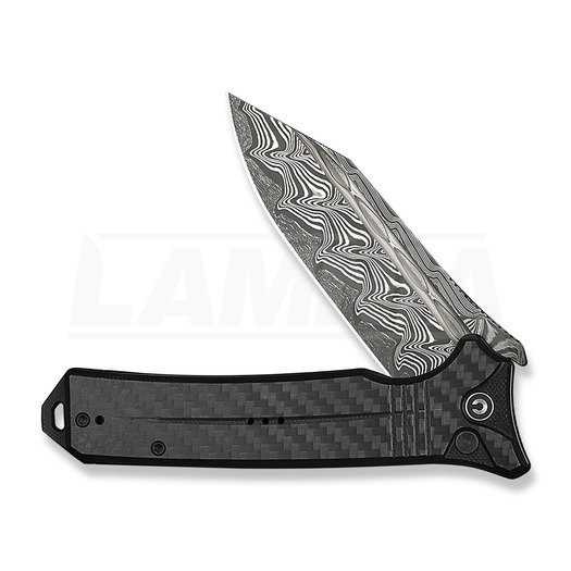 CIVIVI Neurohaptic Damascus, Black G10/Carbon Fiber C23080-DS1