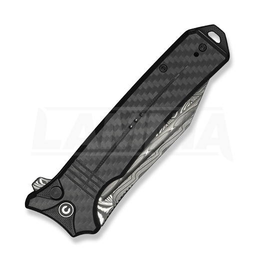 CIVIVI Neurohaptic Damascus, Black G10/Carbon Fiber C23080-DS1