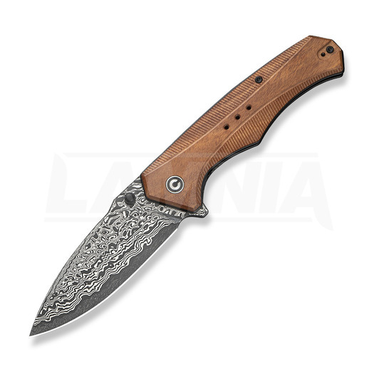 CIVIVI Photonix Damascus, Guibourtia Wood C23081B-DS1