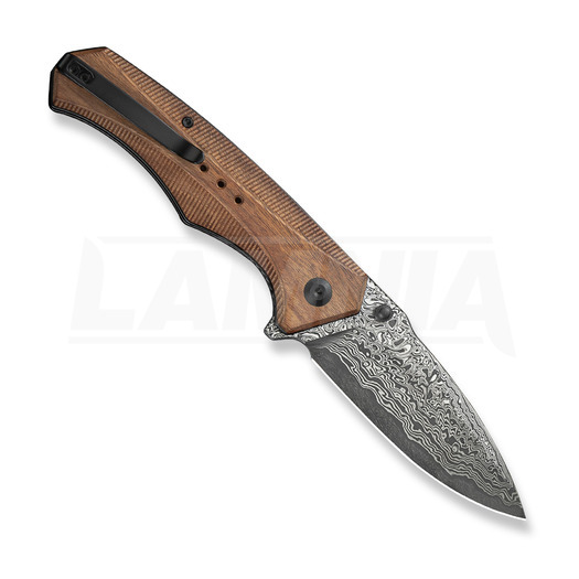 CIVIVI Photonix Damascus, Guibourtia Wood C23081B-DS1