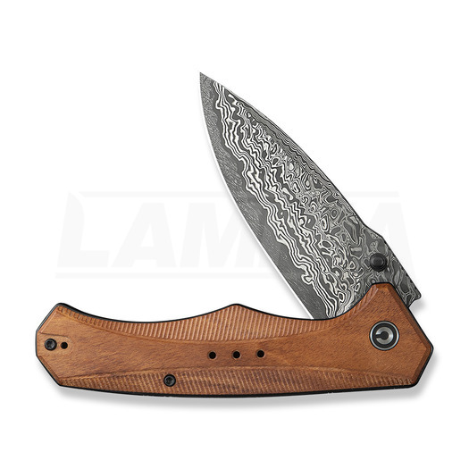 CIVIVI Photonix Damascus, Guibourtia Wood C23081B-DS1