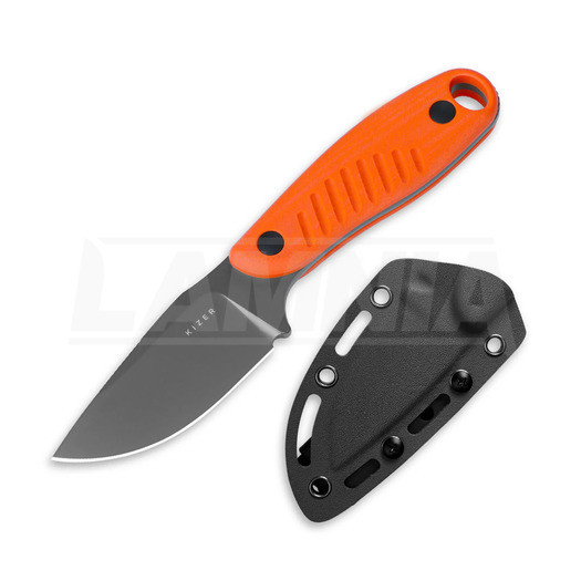 Kizer Cutlery Hare D2 veitsi, Orange G-10