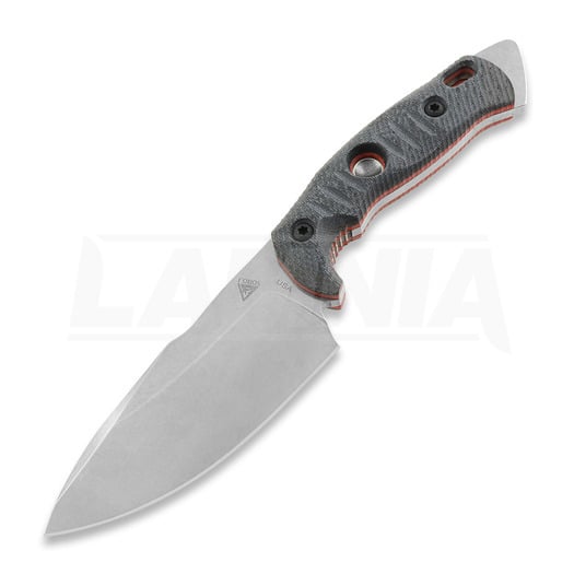 Fobos Knives Alaris peilis, Micarta Black - Red Liner