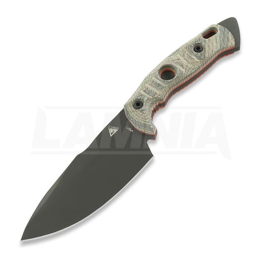 Fobos Knives Alaris peilis, Micarta Camo - Red Liner, PVD