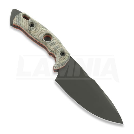 Fobos Knives Alaris peilis, Micarta Camo - Red Liner, PVD