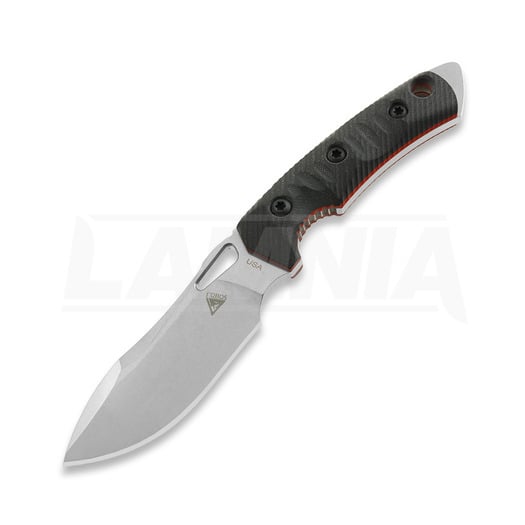 Cuțit Fobos Knives Tier1-Mini, G10 Black - Red Liner