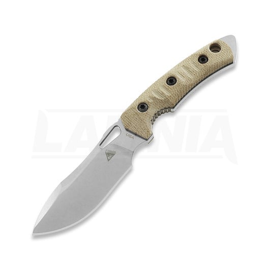 Fobos Knives Tier1-Mini peilis, Micarta Natural - Black Liner