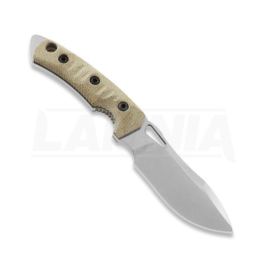 Fobos Knives Tier1-Mini peilis, Micarta Natural - Black Liner